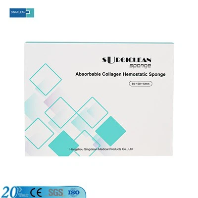 Sbwng colagen hemostatig